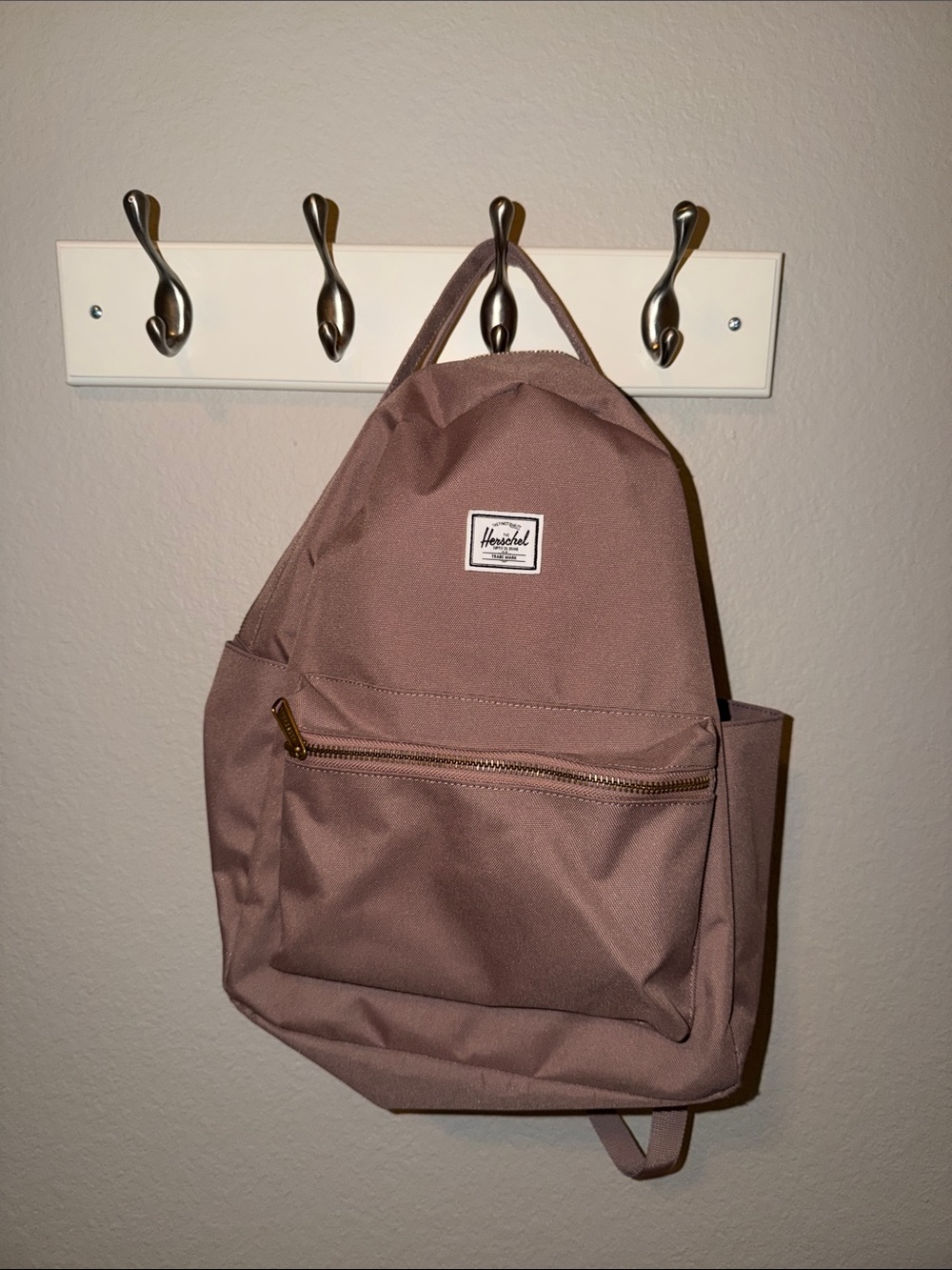 Herschel Supply Company Small Backpack in Dusty Rose with Red Lining
